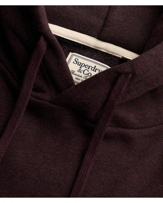 Superdry Black & Co Essential Logo Hoodie for men