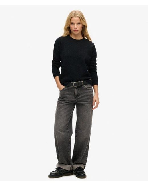 Superdry Black & Co Essential Crew Neck Jumper
