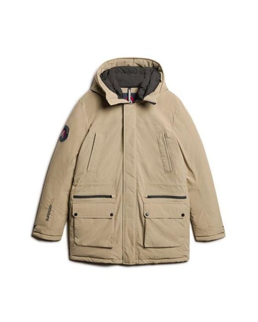 Superdry Natural & Co City Padded Parka Coat for men