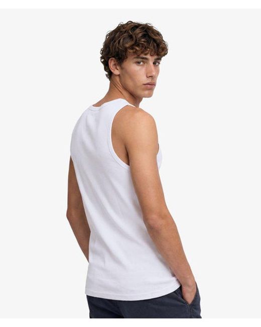Superdry White & Co Essential Logo Vest for men