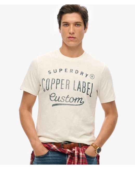 Superdry White & Co Copper Label Workwear T-shirt for men