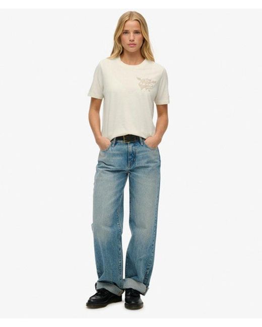 Superdry White Super Wings T-shirt