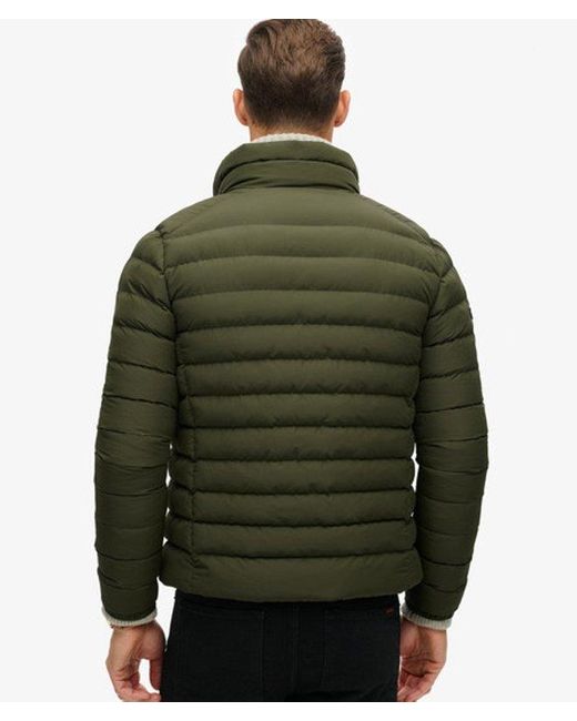 Superdry Green & Co Fuji Printed Padded Jacket for men