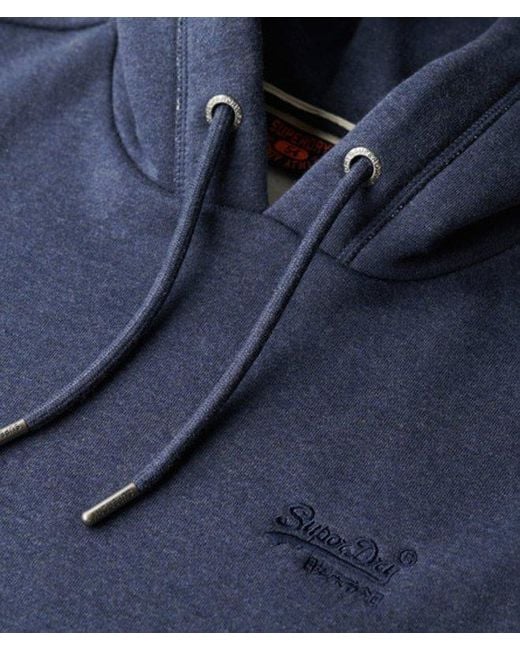 Superdry Blue & Co Essential Logo Hoodie for men