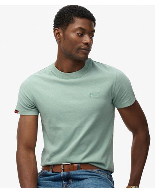 Superdry Green Essential Logo T-Shirt for men