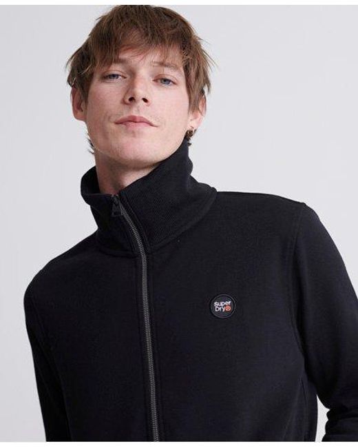 Superdry Blue Collective Loopback Track Top for men