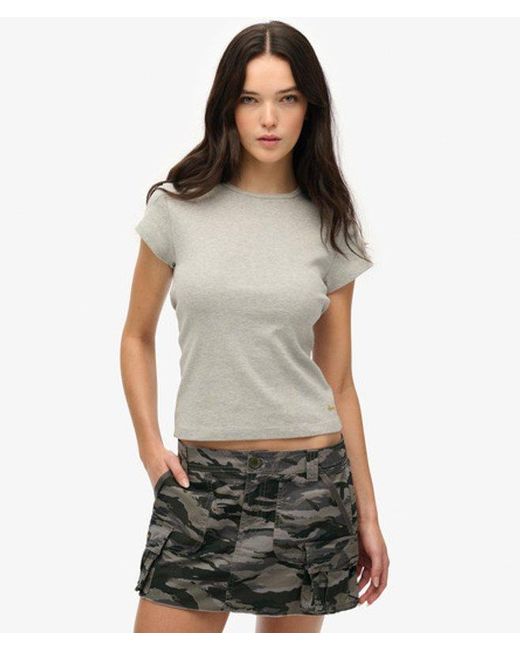 Superdry Gray Athletic Essential T-Shirt