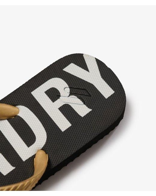 Superdry Metallic Code Essential Flip Flops