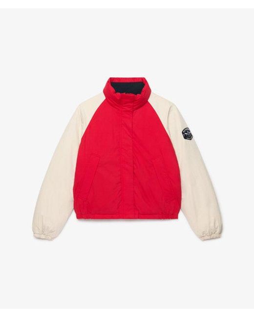 Superdry Red & Co Cotton Padded Shell Jacket