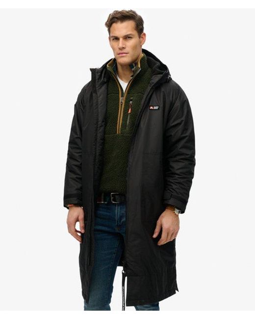 Superdry Black Robe for men