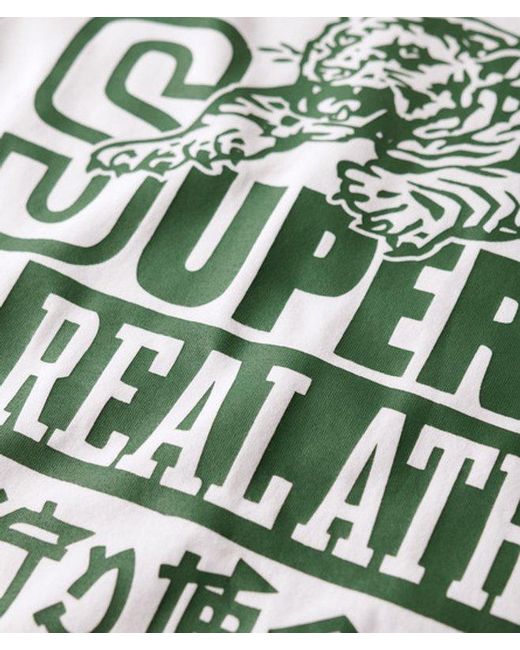 Superdry Green & Co Classic Graphic Print Athletic T-shirt for men