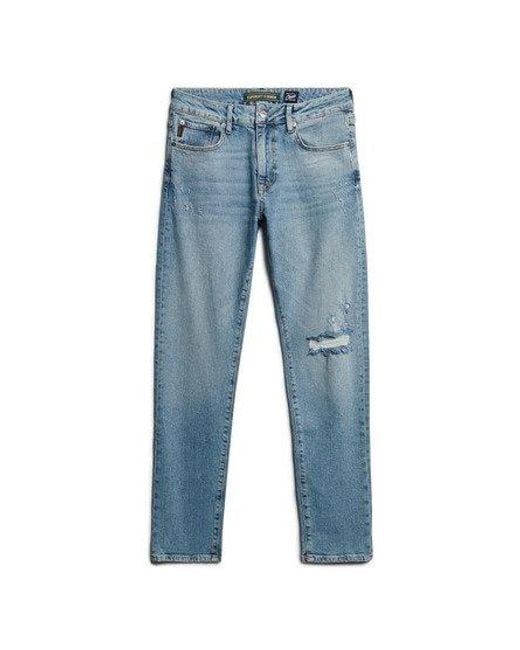Superdry Blue Vintage Slim Jeans for men