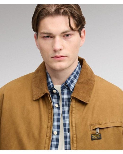 Superdry Blue & Co Workwear Ranch Jacket for men