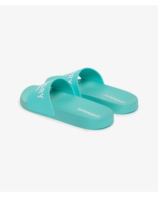 Superdry Blue & Co Core Ombre Pool Sliders