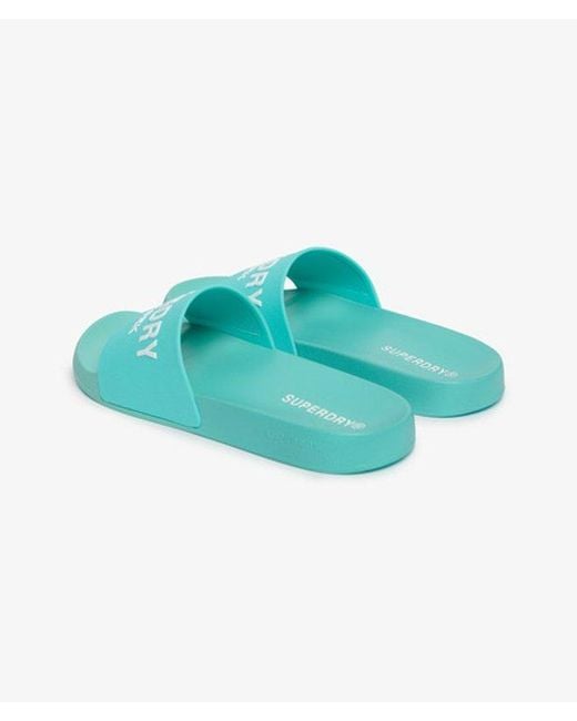 Superdry Blue & Co Core Ombre Pool Sliders