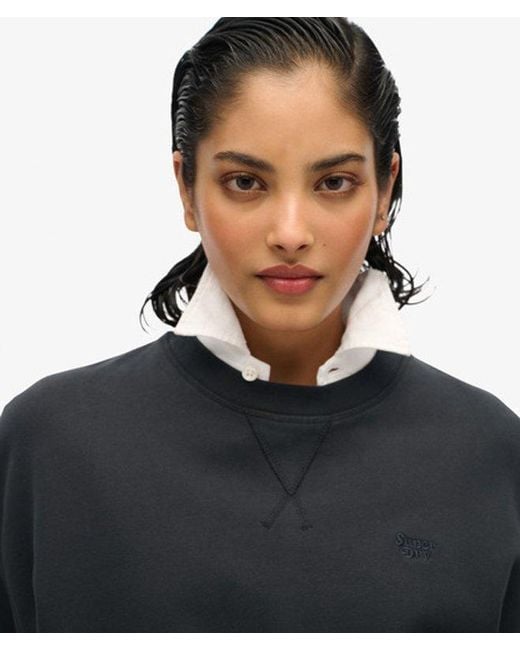 Superdry Black & Co Studios Crew Sweatshirt