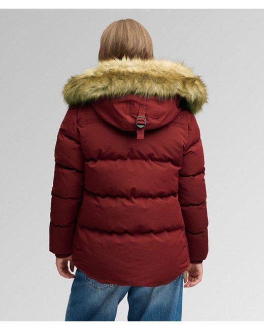 Superdry Red & Co Everest Classic Puffer Jacket