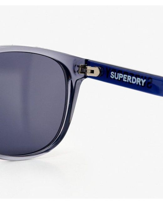 Femme Lunettes De Soleil À Verres Ronds Taille: 1Taille Superdry en coloris Blue