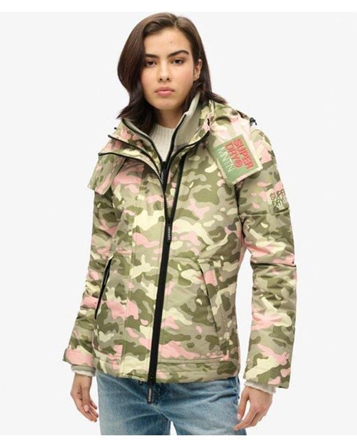 Superdry Blue & Co Hooded Mountain Windbreaker Jacket