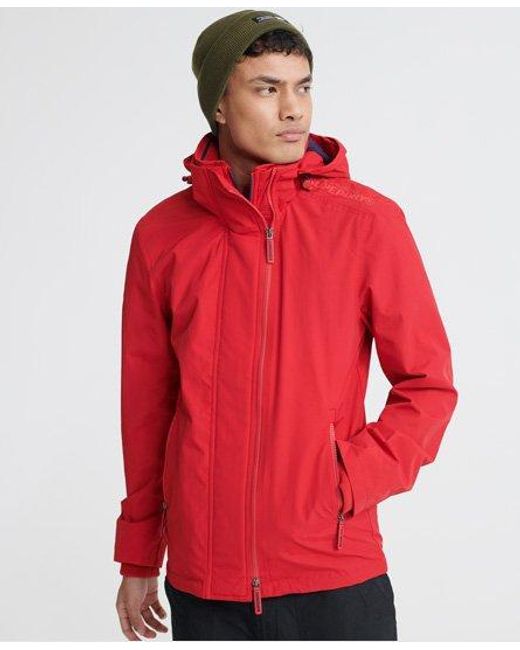 tech hood pop zip windcheater
