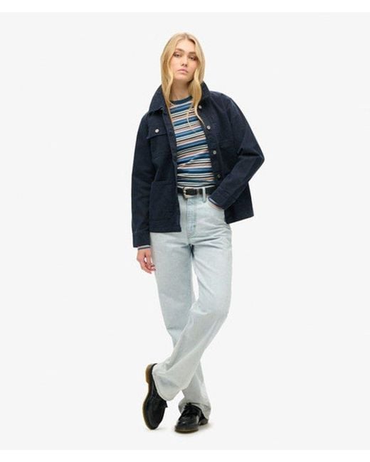 Superdry Blue & Co Canvas Chore Jacket