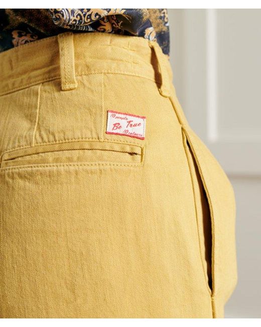 Superdry Natural & Co Dry Pleated Trousers