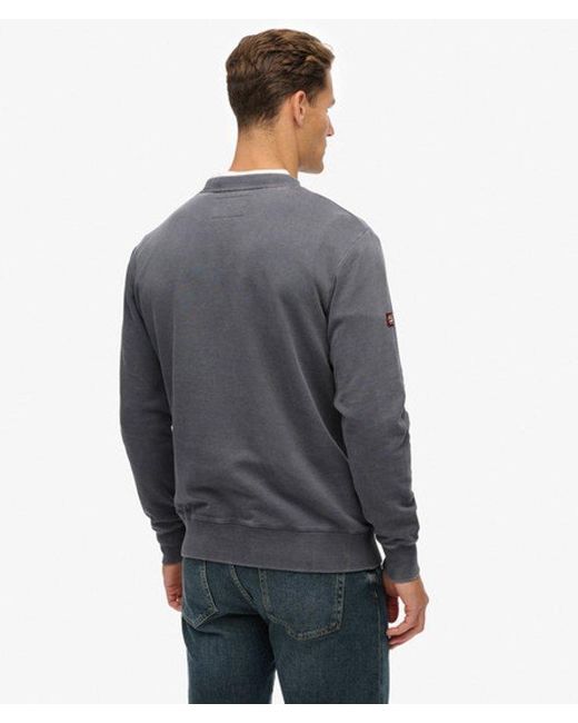 Superdry Gray & Co Heritage Tab Loose Crew Sweatshirt for men