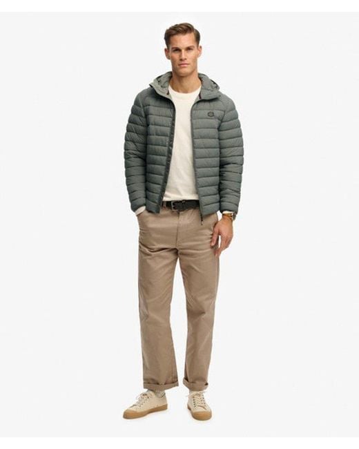 Superdry Green & Co Hooded Fuji Lite Jacket for men