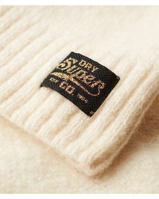 Superdry Gray Fairisle Pattern Crew Jumper