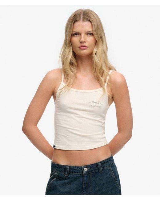 Superdry Gray & Co Athletics Essentials Cami Top