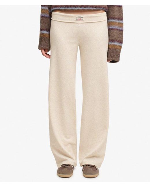 Superdry Multicolor Athletic Essentials Fold Over Joggers - Size: 10