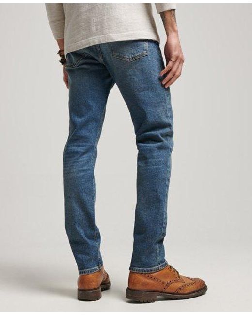 Superdry Merchant Store - Biologische Slim Jeans in het Blue voor heren