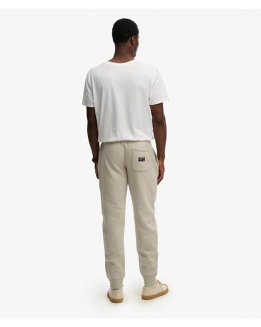 Superdry White & Co Essential Logo Half Brushed joggers for men