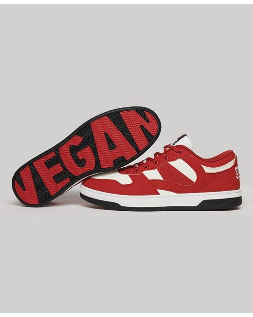 Superdry Lage Vegan Jump Sneakers in het Rood voor heren Lyst NL
