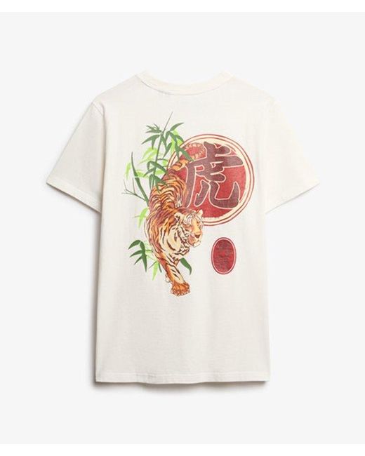 Superdry White & Co Vintage Logo Tokyo Relaxed T-shirt for men