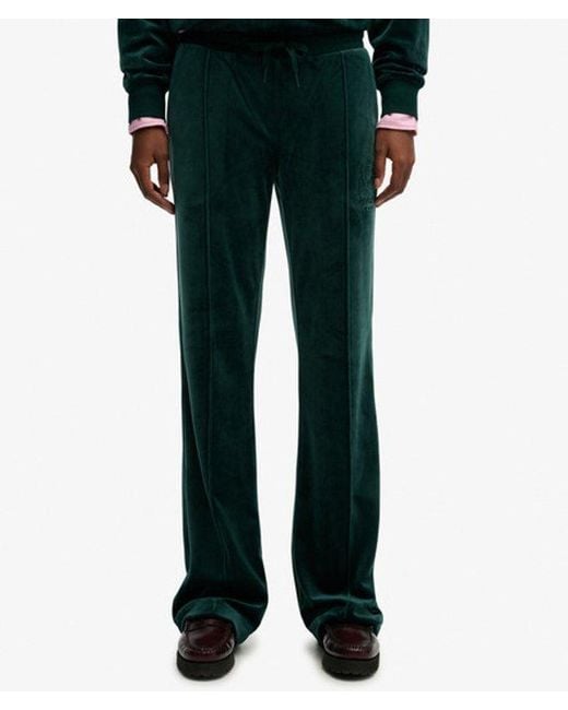 Superdry Green & Co Country Club Velour joggers
