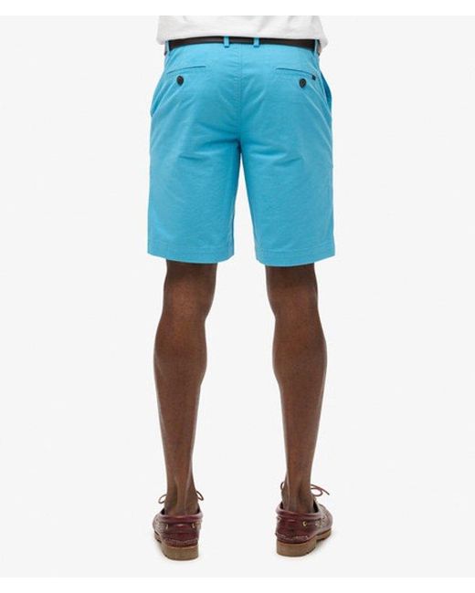 Superdry Blue & Co Stretch Chino Shorts for men