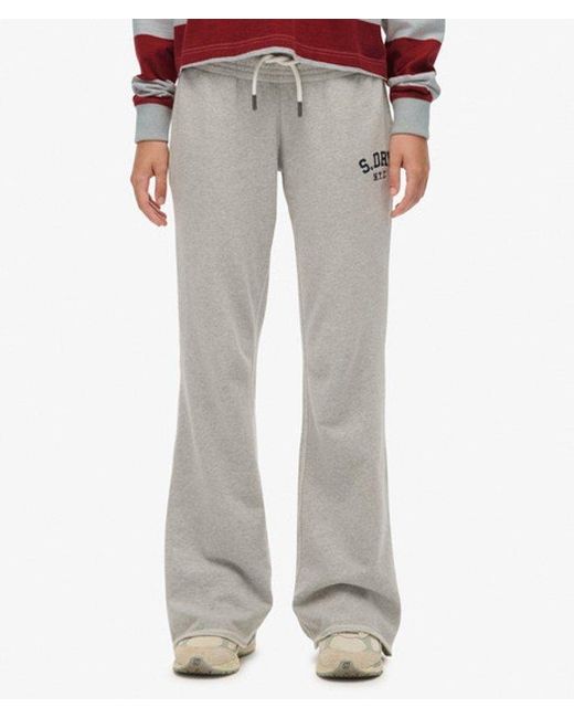 Superdry & Co Athletic Embroidered Flare joggers