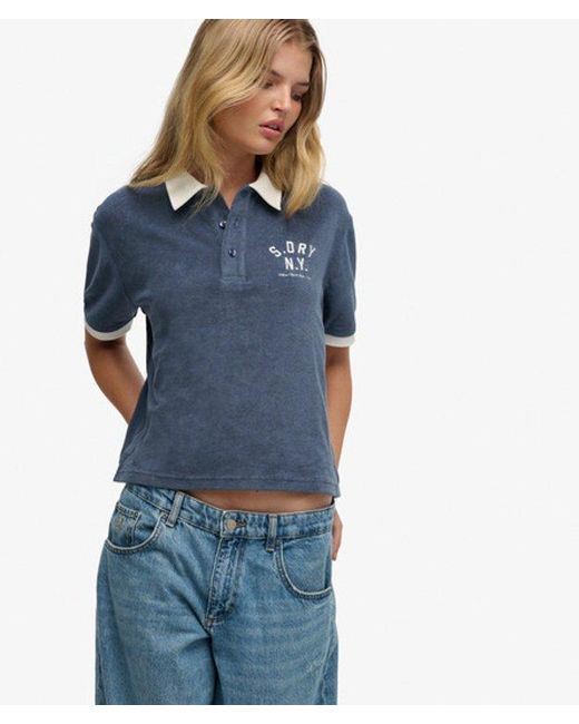 Superdry Blue & Co Heritage Terry Polo