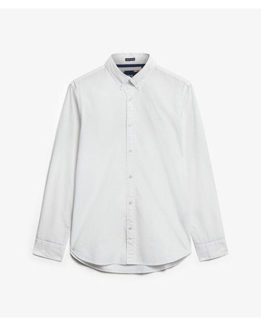 Superdry White Essentials Tailored Lite Shirt for men