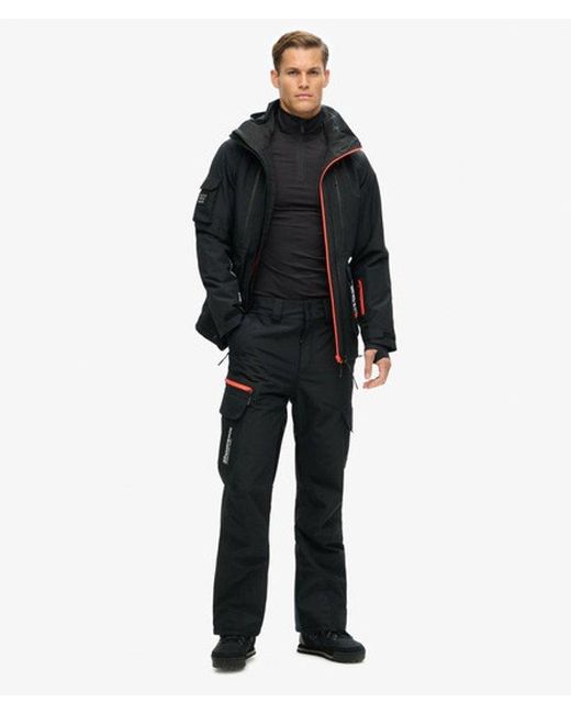 Superdry Black & Co Ski Ultimate Rescue Trousers for men