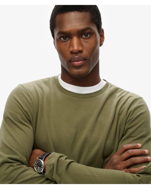 Superdry Green Classic Essential Top for men