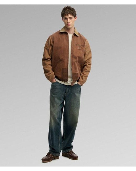 Superdry Brown & Co Carhartt Reworked Collared Jacket for men