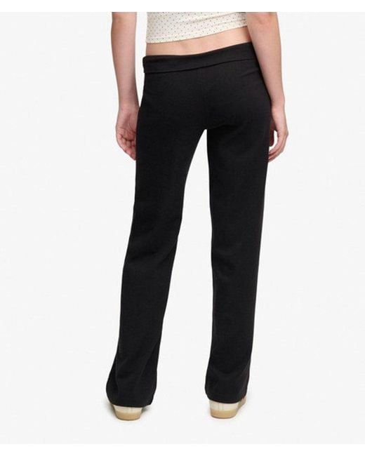 Superdry Black Athletic Essentials Jersey Trousers