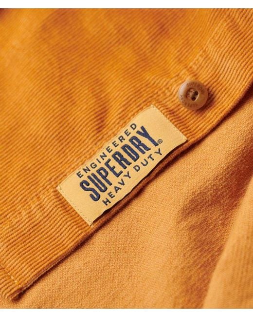 Superdry Orange & Co Trailsman Relaxed Fit Corduroy Shirt for men