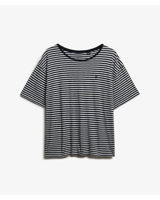 Superdry Black & Co Studios Dropped Shoulder T-shirt