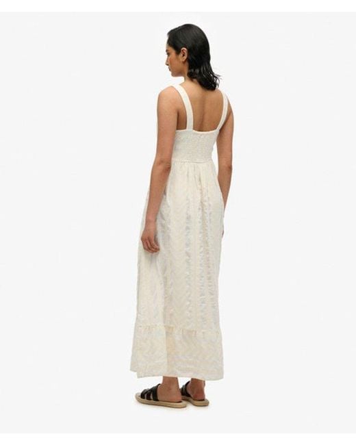 Superdry Natural & Co Statement Tiered Maxi Dress