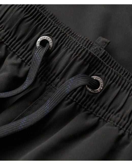 Superdry Black & Co Recycled Polo 17-inch Swim Shorts for men