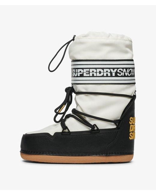 Superdry Black Snow Boots