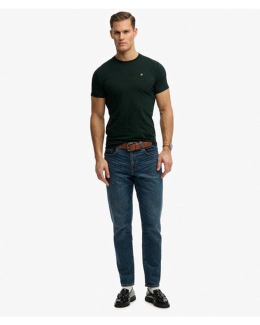 Superdry Green Sd & Co Logo Embroidered T-shirt for men